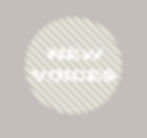 graphic for black magazine that says new voices