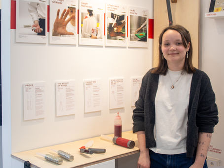 Student’s unique knife designs offer sharp take on misogyny faced by chefs