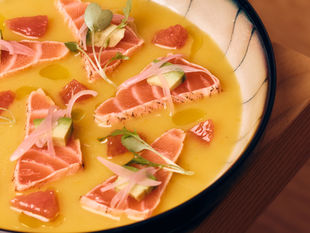 Sake-pairing dinner at Umi