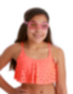Thumbnail: Crystal Pink Swim Goggles   Ages 12-Adult