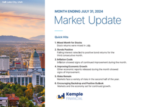 Monthly Market Update - Mixed Month for Stocks in July