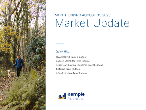 Market Update—Month Ending August 31, 2023