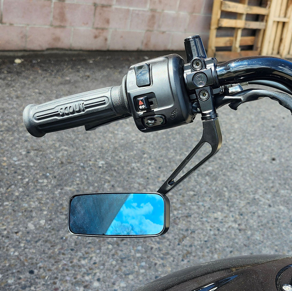 Thumbnail: Mirror Flip Clamp Kit for Indian Scout / Bobber / Rogue