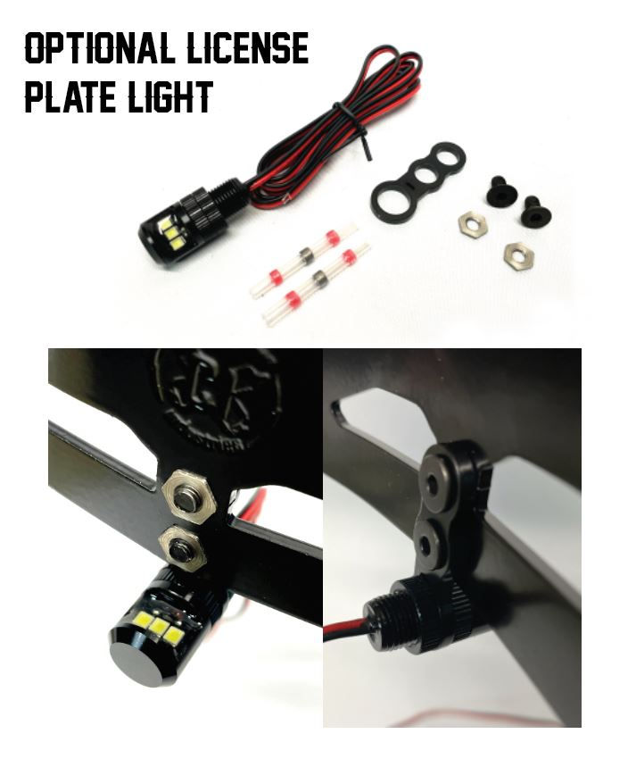 Thumbnail: Sidewinder Shock Mount License Plate Holder