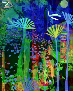 Nighttime Garden