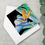 Thumbnail: Bird of Paradise Floral Greeting Card with matching envelope, tropical flower artwork stationery