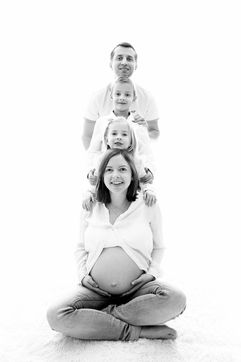 Photographe grossesse studio à votre domicile - Bretagne