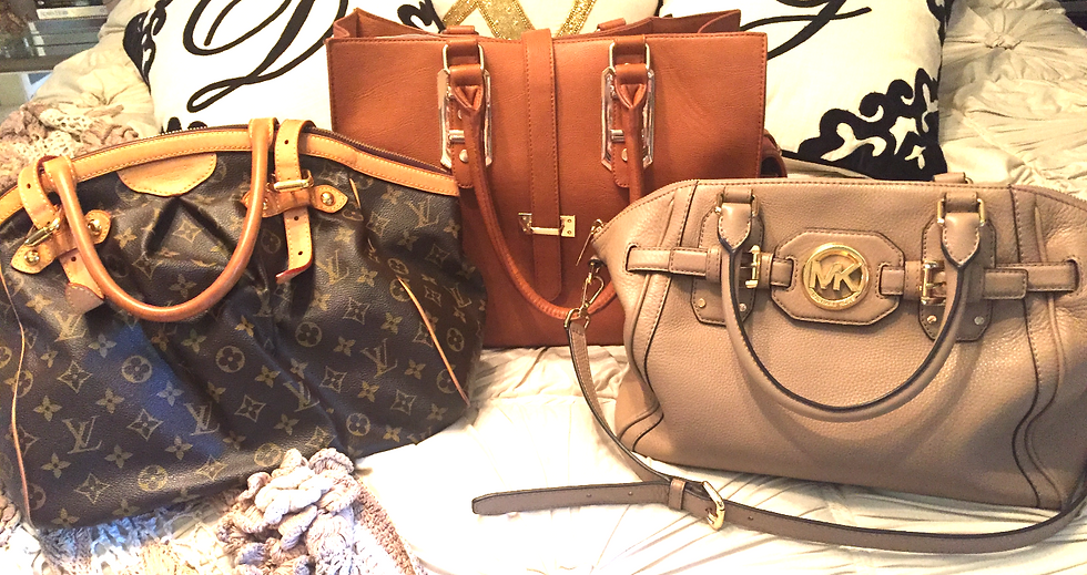 Brown Bags: Louis Vuitton, Big Buddha, Michael Kors