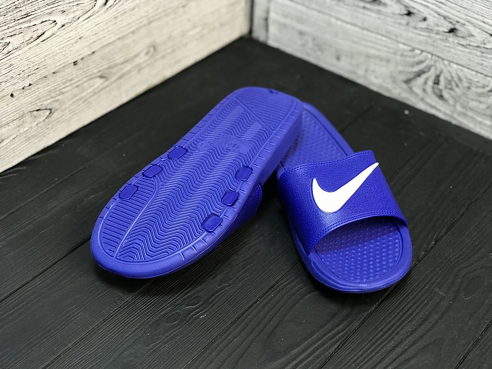 Сланцы Nike / шлепки найк синие