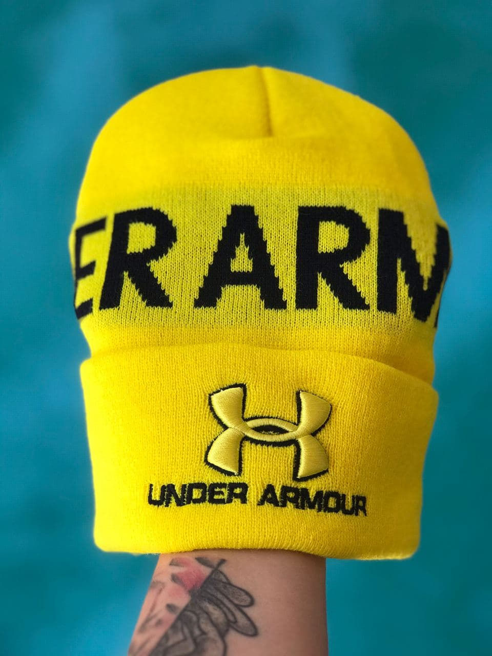 Миниатюра: Шапка Under Armour/ шапка андер армер жёлтая/ шапка женская/шапка мужская/ шапка унисекс