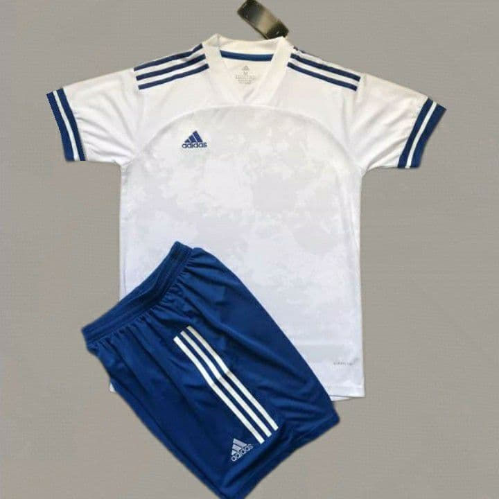 Фото бело-синей футбольной формы Adidas Condivo 20