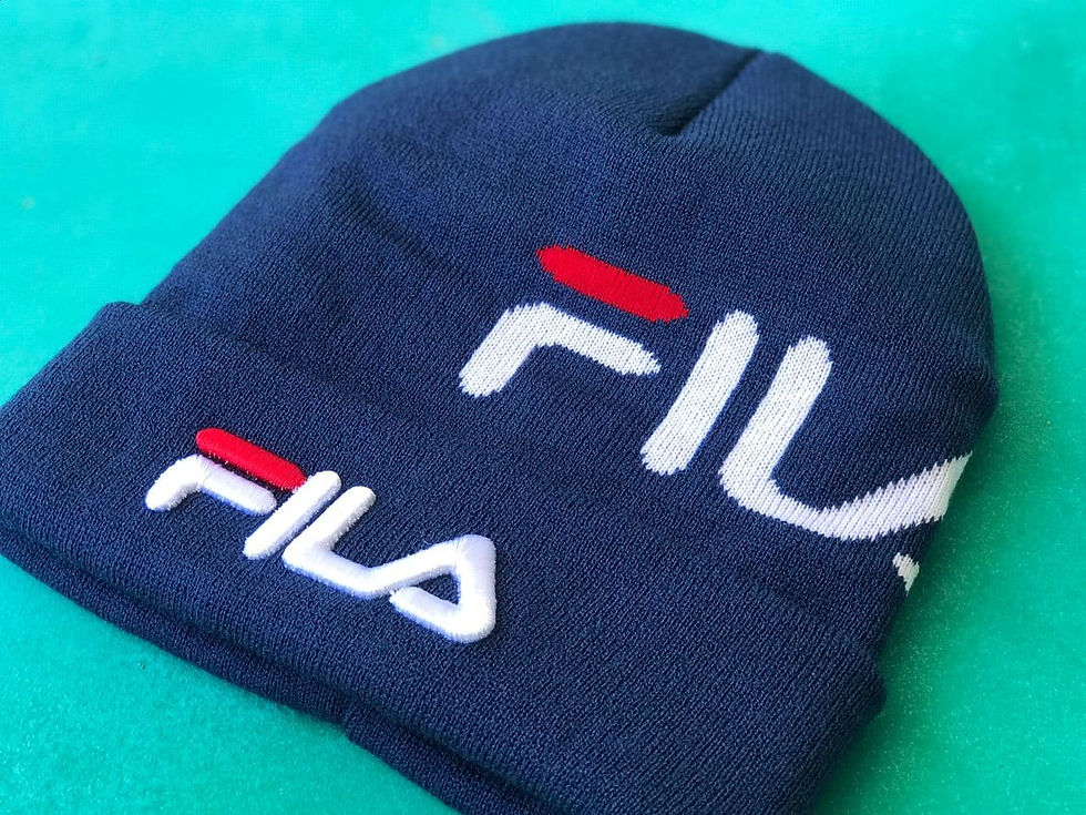 Миниатюра: Шапка Fila/ шапка фила синяя/ шапка женская/шапка мужская/ шапка унисекс