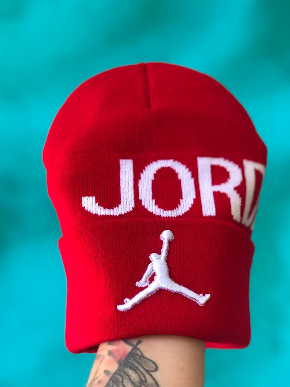 Прев'ю: Шапка Jordan/ шапка джордан красная/ шапка женская/шапка мужская/ шапка унисекс