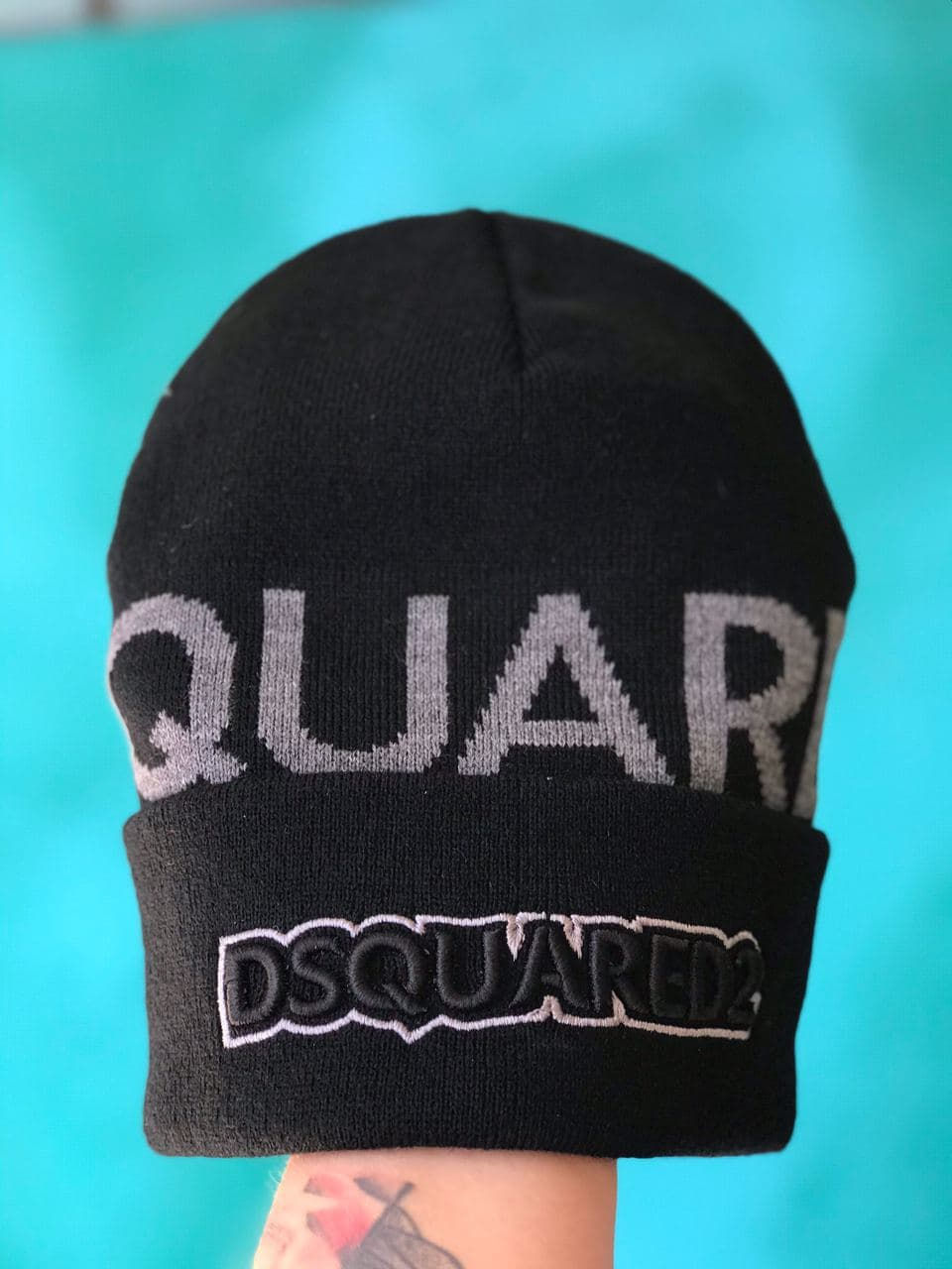 Миниатюра: Шапка Dsquared2/ шапка дискваред чёрная/ шапка женская/шапка мужская