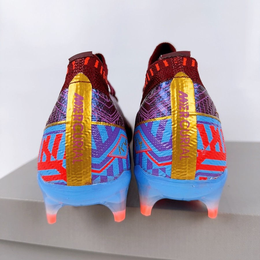 Прев'ю: Фото детских футбольных бутс  Nike Air Zoom Mercurial Superfly 15 FG Mbappe Personal Edition в интернет магазине footgoal