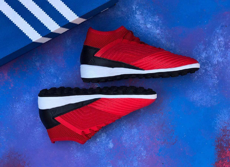 Миниатюра: Сороконожки Adidas Predator 20.3 Active Red White TF / многошиповки адидас предатор / футбольная обувь / копочки
