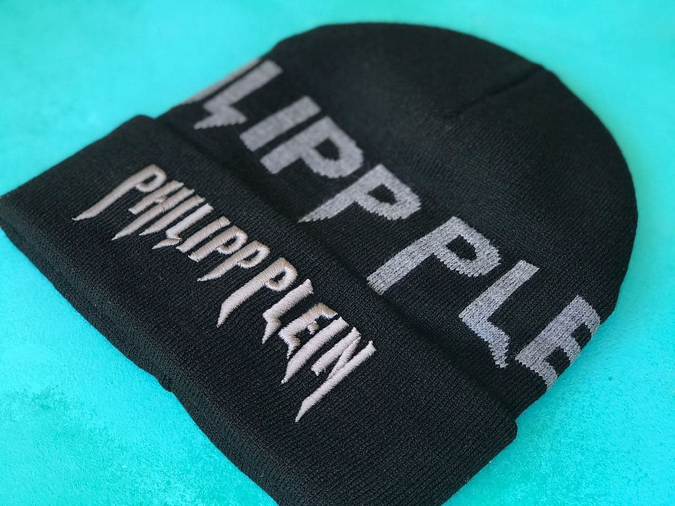 Прев'ю: Шапка Philipp Plein/ шапка филип пеин чёрная/ шапка женская/шапка мужская
