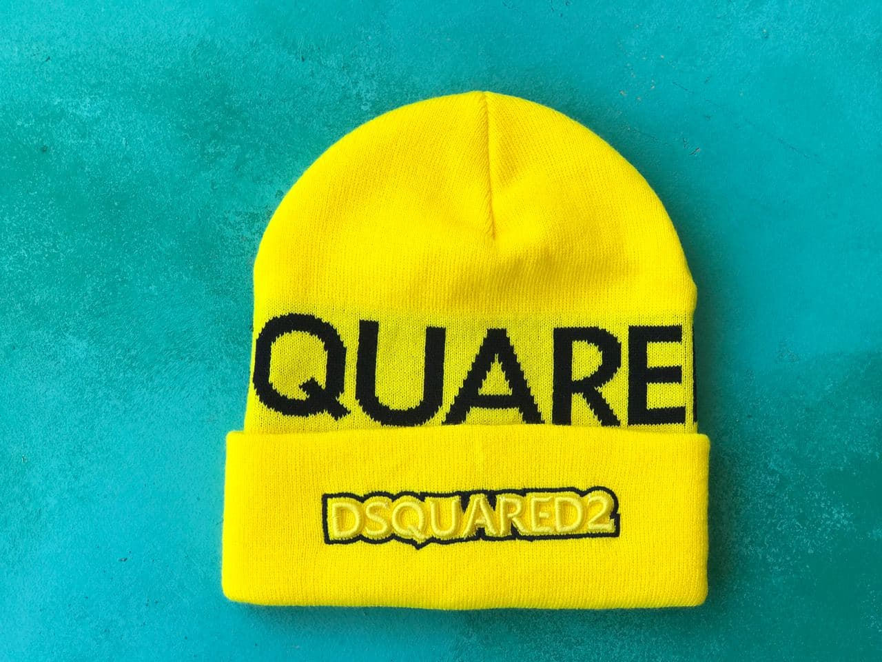Шапка Dsquared2/ шапка дискваред жёлтая/ шапка женская/шапка мужская
