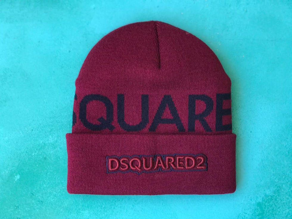 Dsquared2/ шапка дискваред бордовая/ шапка женская/шапка мужская