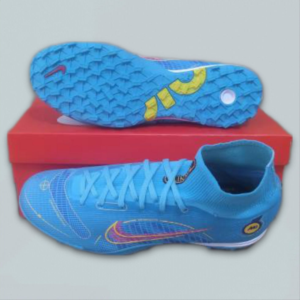 Фото футбольной обуви (сороконожек) Nike Mercurial Superfly 9 TF Blue в интернет магазине footgoal.shop