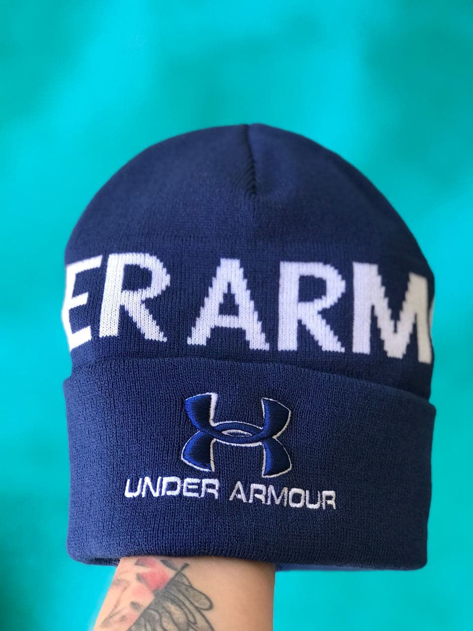 Прев'ю: Шапка Under Armour/ шапка андер армер синий/ шапка женская/шапка мужская/ шапка унисекс