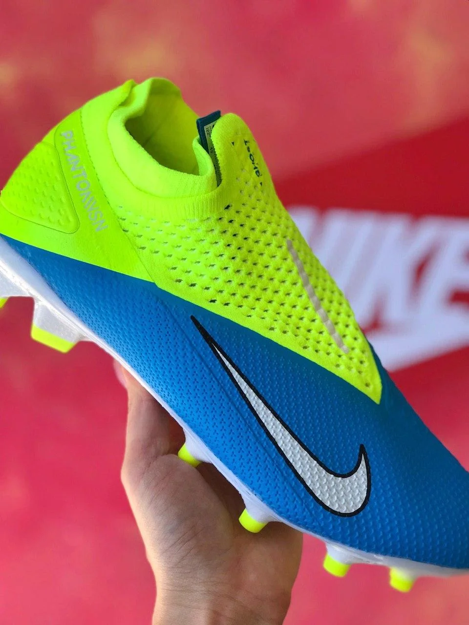 Прев'ю: Nike Phantom Vision 2 Elite Dynamic Fit FG / Бутсы найк фантом / Футбольная обувь / Копы