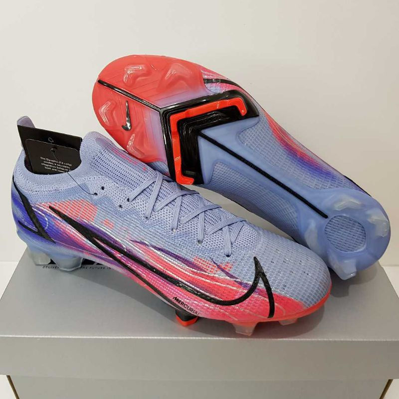 Фото детских футбольных бутс  Nike Mercurial Vapor 14 Mbappe Flames в интернет магазине footgoal