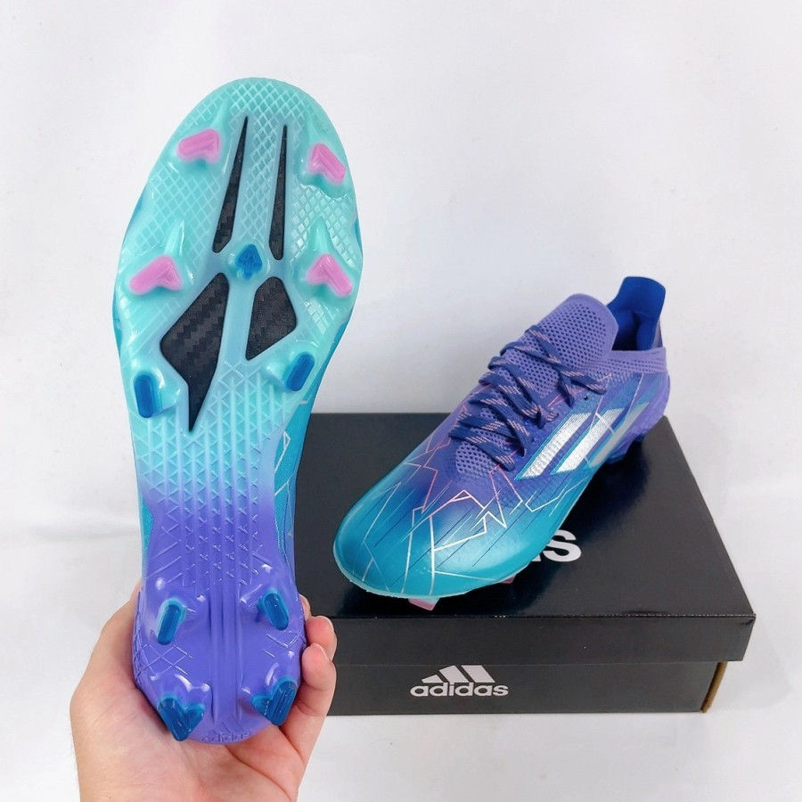 Миниатюра: Фото футбольных бутс Аdidas X SPEEDFLOW.1 FG Purple Rush в интернет магазине footgoal