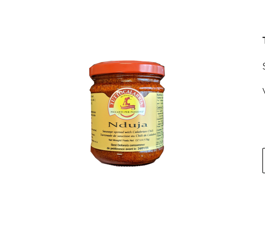 TUTTO CALABRIA NDUJA SPREAD 170G