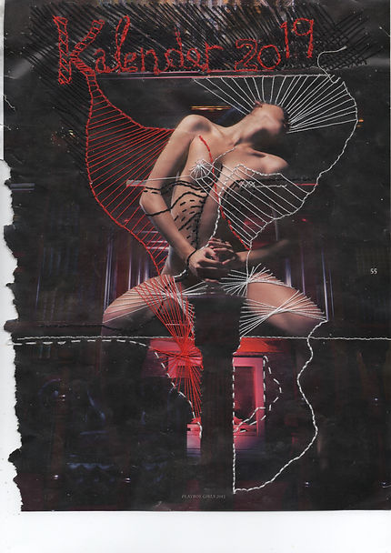 New 2019 Stitched Playboy Calendar: Cover Image 2
