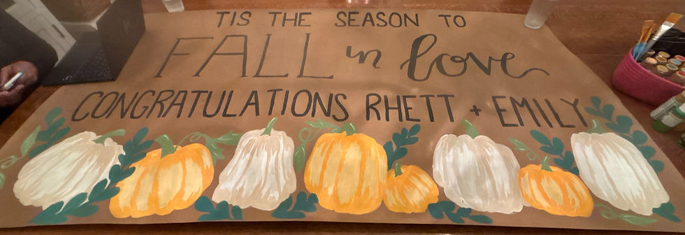 Thumbnail: Hand-painted Graduation Banner