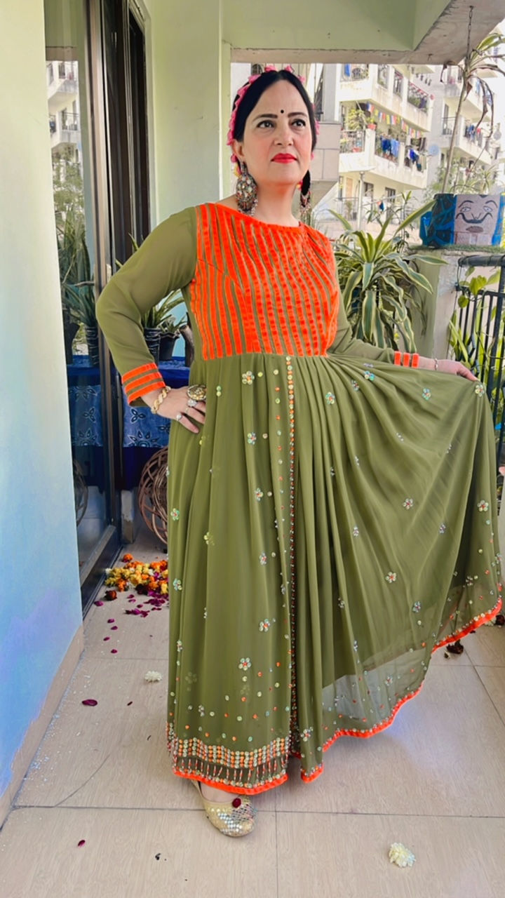 Thumbnail: Upcycled Anarkali dress