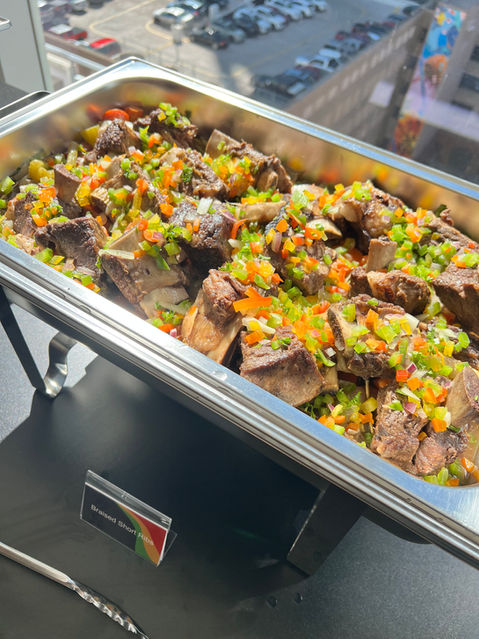 Mouthwatering selection of dishes perfect for business gatherings