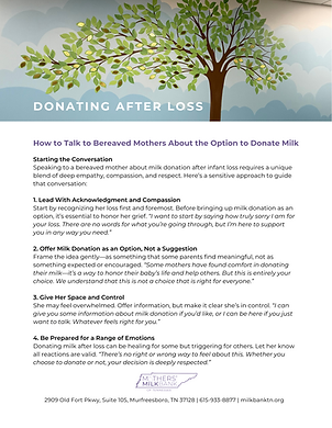 How to Talk to Bereaved Mothers About the Option to Donate Milk.png