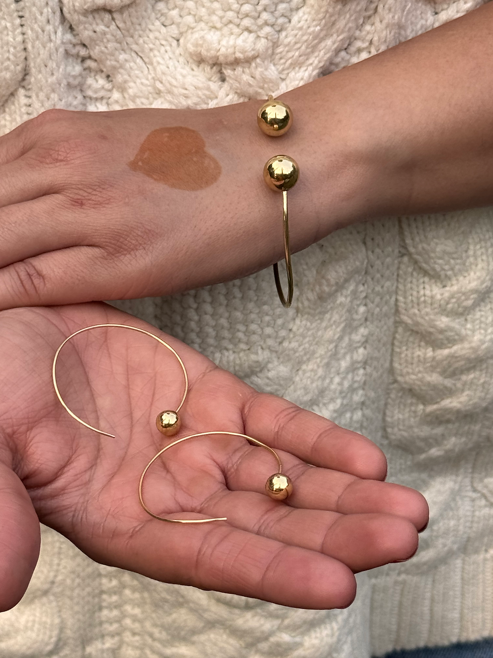Thumbnail: Orbit Brass Earrings