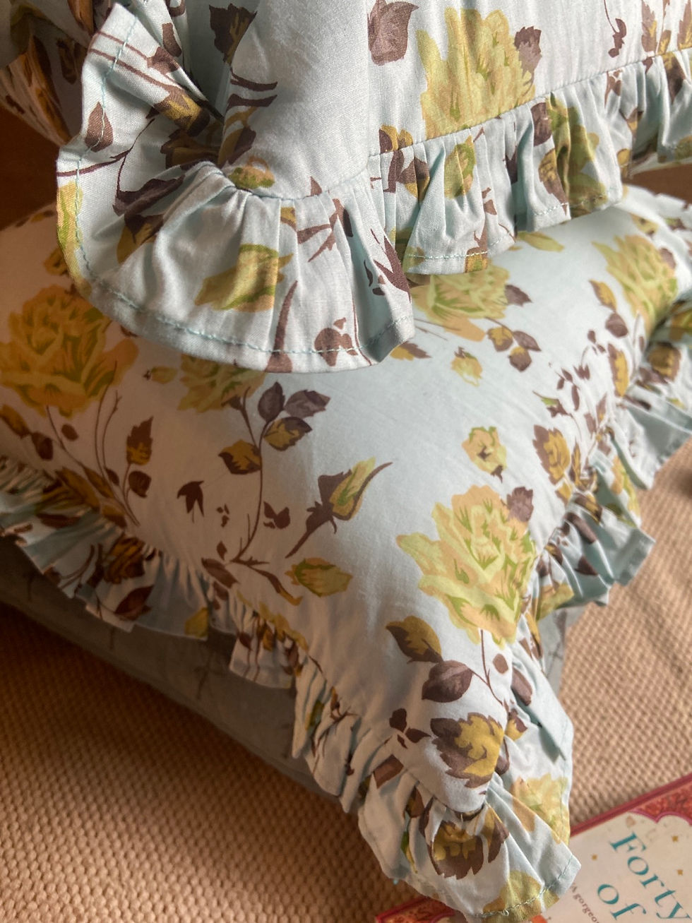 Thumbnail: Ruffled Roses Cushion Cover