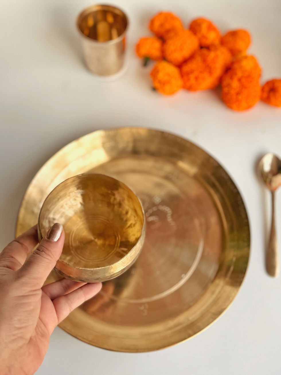Thumbnail: Odisha Kansa Phool Thali Set