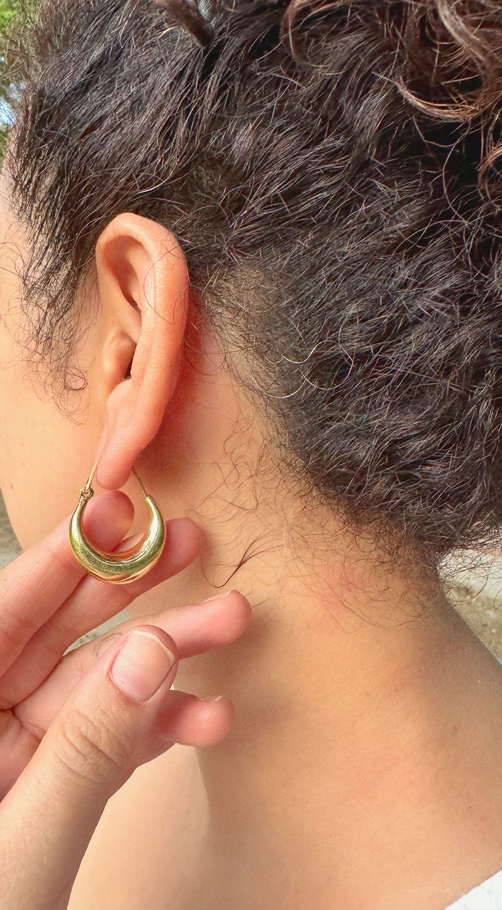 Thumbnail: Everyday Elegance : Brass Basic Hoops Round 1.4'L