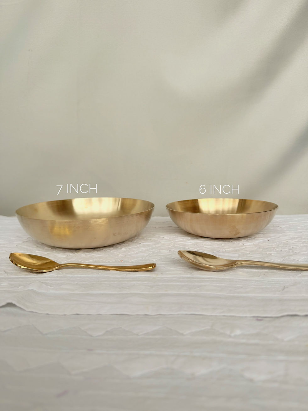 Thumbnail: Kansa Kinnam  Phool bowl : 7 inch