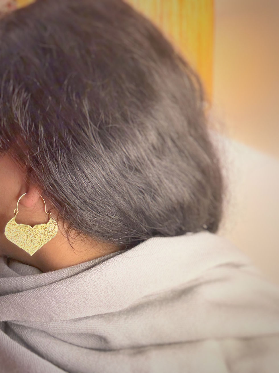 Thumbnail: Husna Brass Earrings