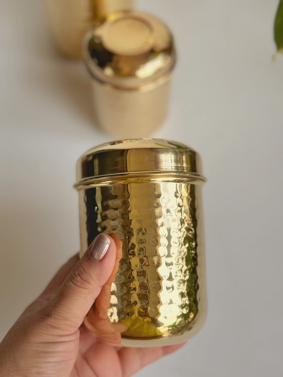 Thumbnail: Brass Storage Containers - set of 3