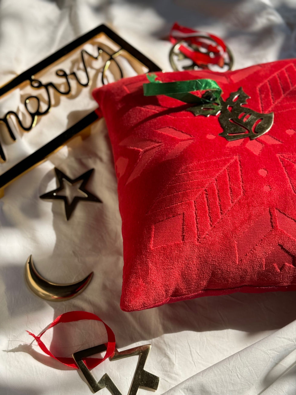 Thumbnail: Christmas Special | Red Trees Cushion