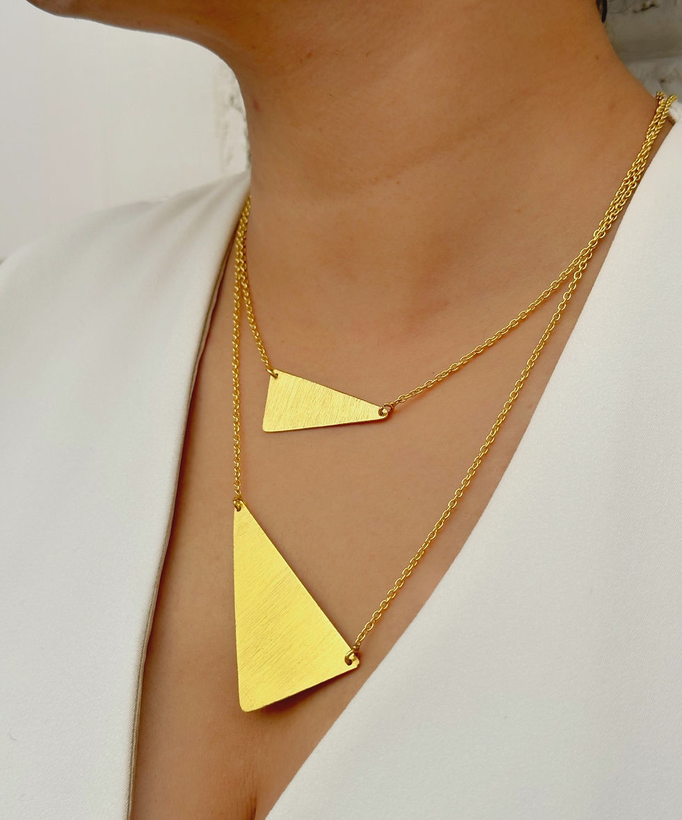 Thumbnail: Trigon layered necklace