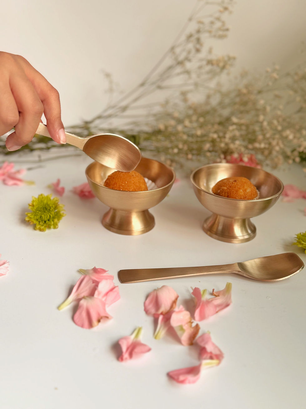 Thumbnail: Kansa Dessert Bowl Matt Set of 2