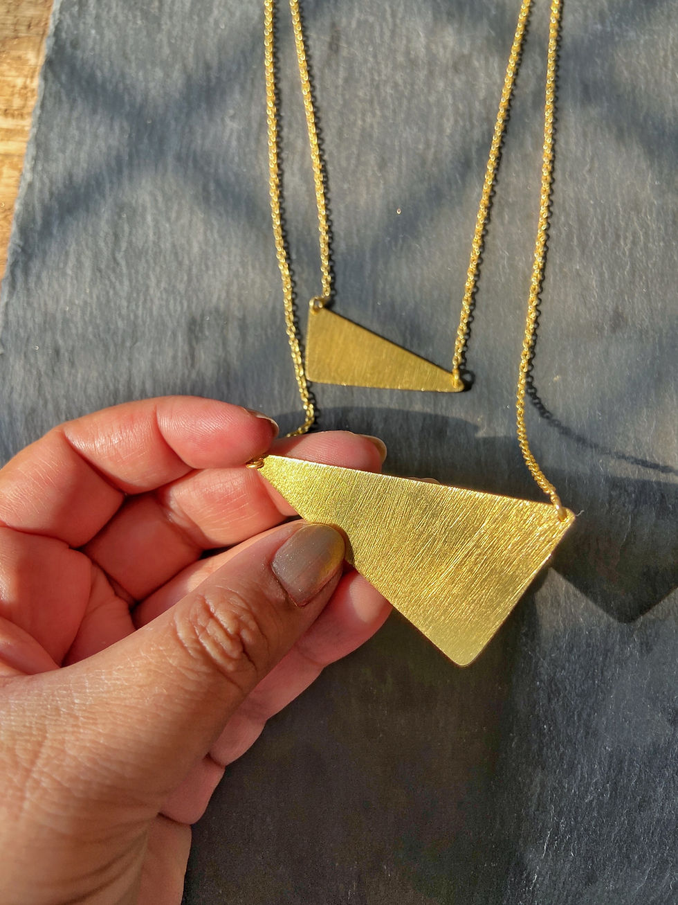 Thumbnail: Trigon layered necklace
