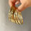 Thumbnail: Tinsel Golden Brass Bangles