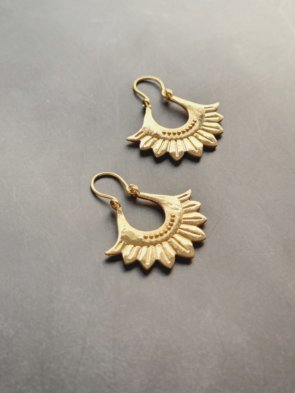 Thumbnail: Indira Brass Earrings