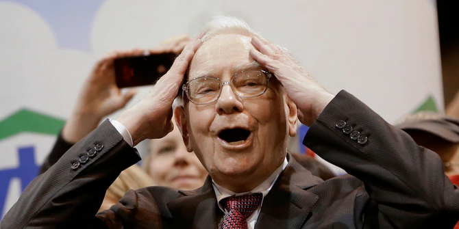 Warren Buffett's favorite market indicator hits 13-year high