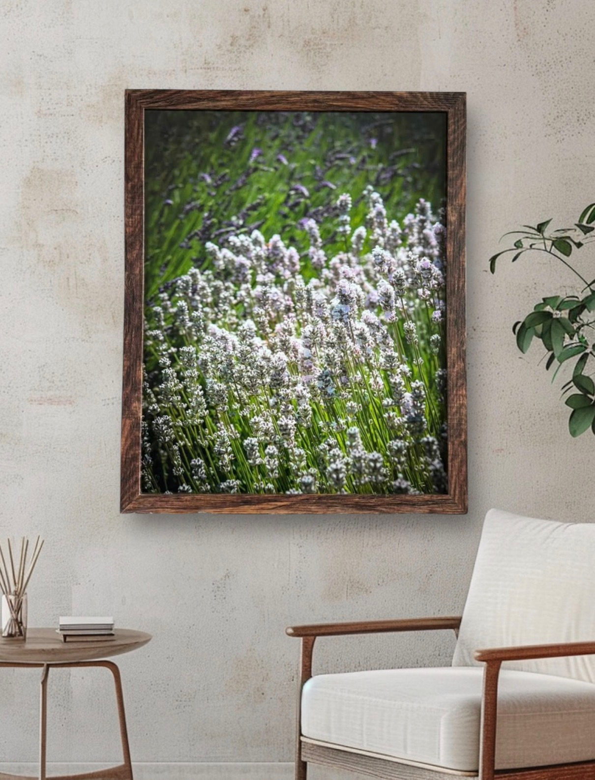 lavender Frame Art