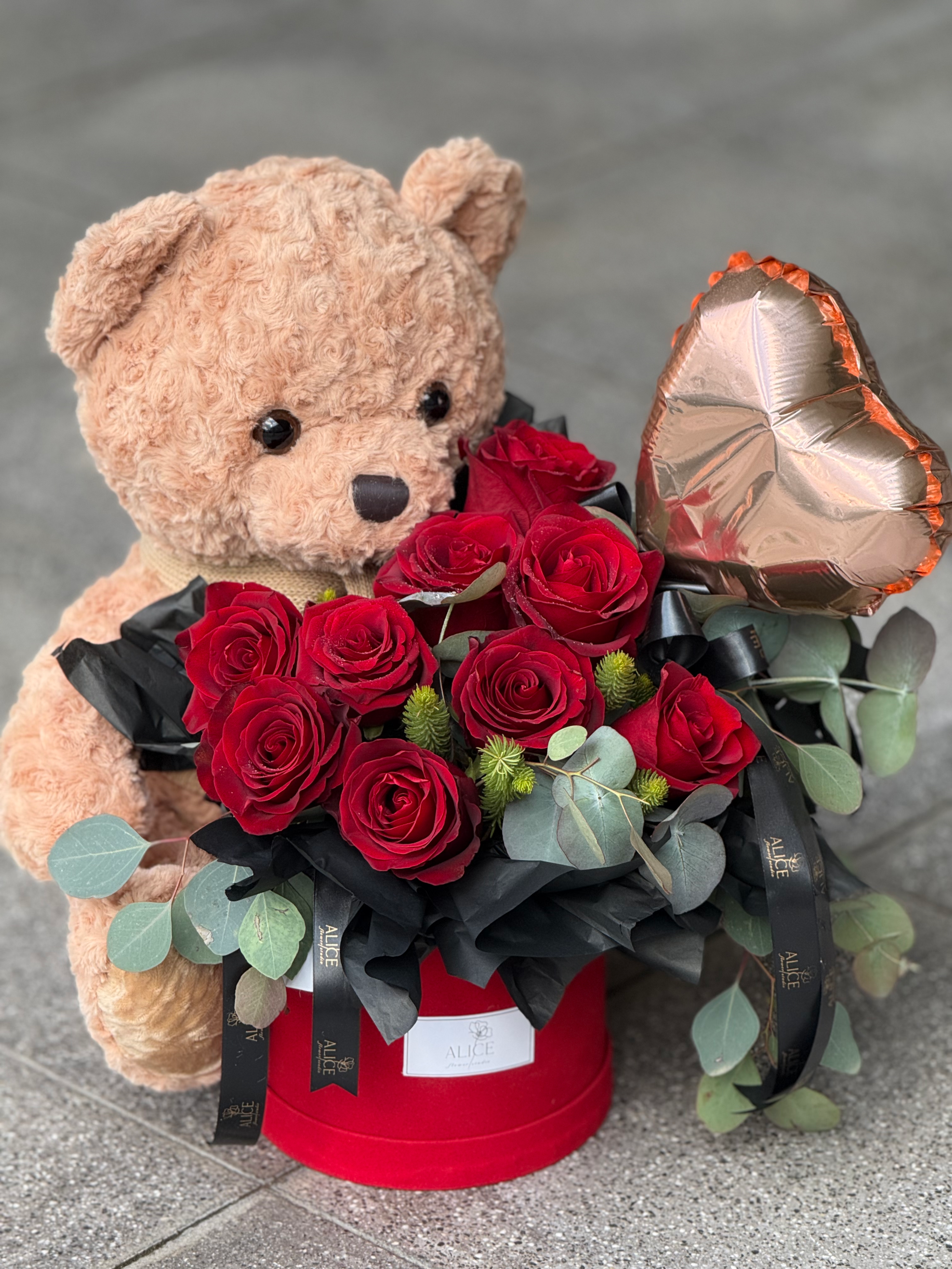 Ayıcıklı Kadife Kutu